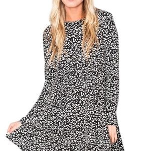 SHOW ME YOUR MUMU Black Babydoll Dress